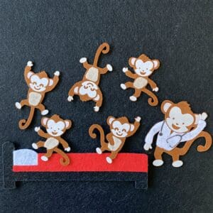 Monkeys on a Bed