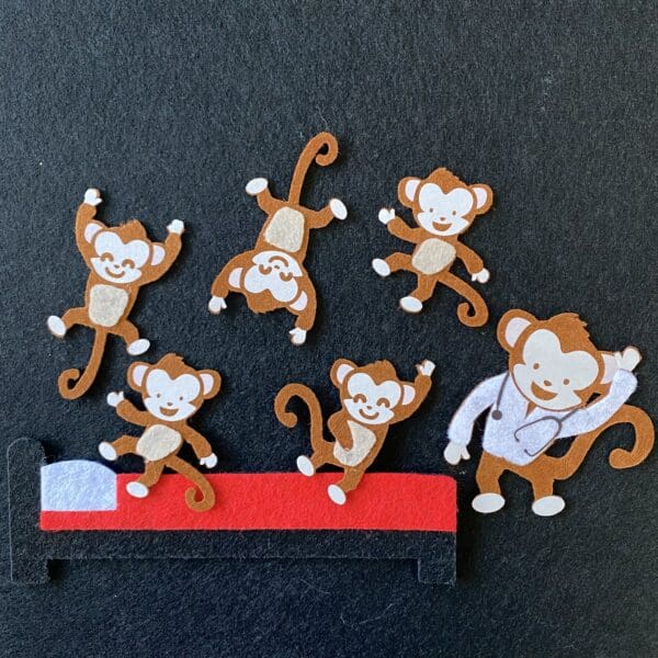 Monkeys on a Bed